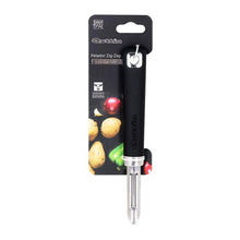 Charger l&#39;image dans la galerie, Eplucheur Zig-Zag Quttin Soft Acier inoxydable Noir