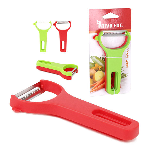 Éplucheur Privilege Rouge Vert (2 Uds)