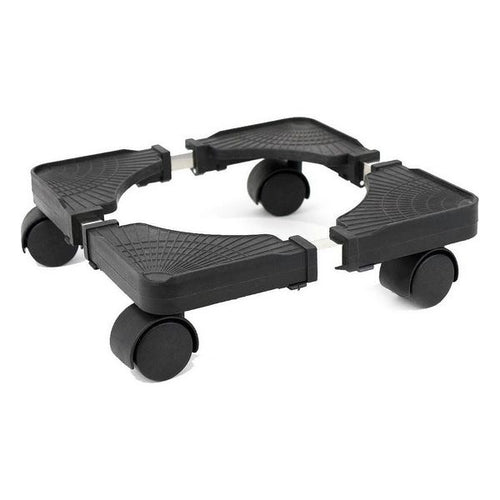 Base avec roues Bricotech Plastique Noir Extensible
