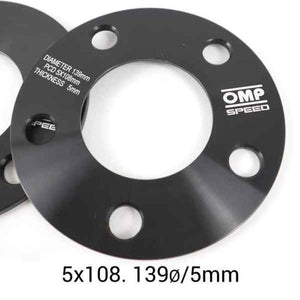 Ensemble de séparateurs OMP 5x108 67,1 M14 x 1,50 5 mm