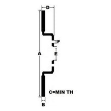 Charger l&#39;image dans la galerie, Disques de frein Black Diamond KBD1362COM Ventilé Frontal 12 Rayures