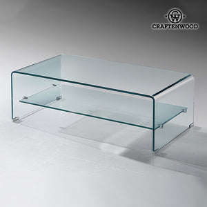 Table Basse Bend Verre bombé (110 x 55 x 35 cm)