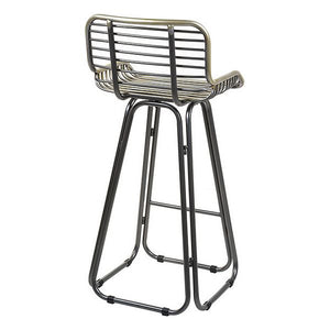 Tabouret Industrial Fer Bois d'épicéa (45 x 102 cm)