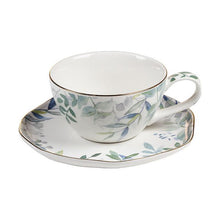 Charger l&#39;image dans la galerie, Tasse avec sous-tasse Amazonia Porcelaine (12 X 9 x 5 cm)