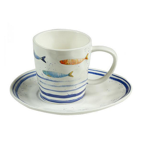 Tasse avec sous-tasse Bord De Mer