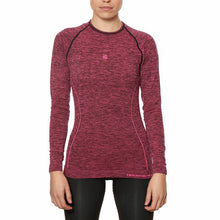 Charger l&#39;image dans la galerie, T-shirt Thermique pour Femme Sport Hg Hg-8052 Noir Magenta