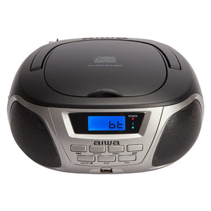 Radio CD Aiwa BBTU300BK    5W Argenté Noir