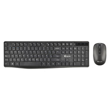 Charger l'image dans la galerie, Clavier et souris sans fil NGS HYPE KIT Noir Espagnol Qwerty