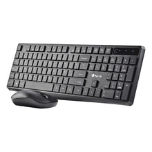 Charger l'image dans la galerie, Clavier et souris sans fil NGS HYPE KIT Noir Espagnol Qwerty