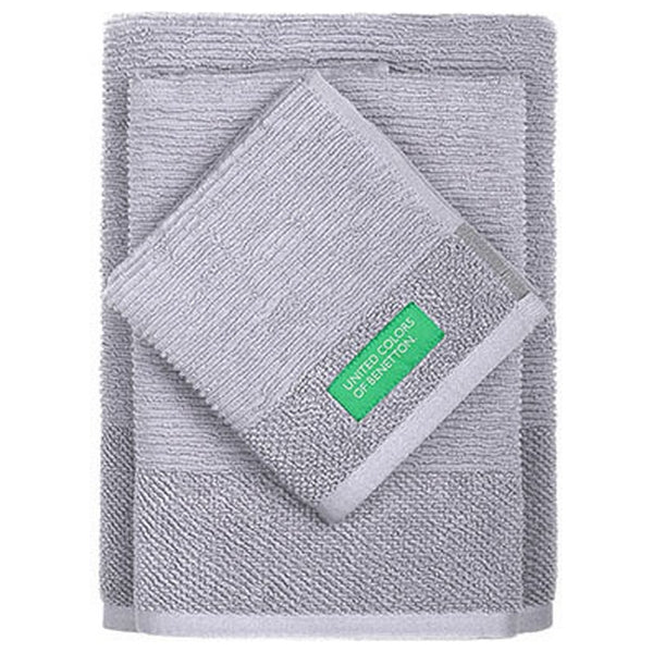 Ensemble de serviettes de toilette Benetton Gris