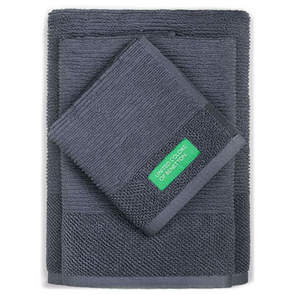 Ensemble de serviettes de toilette Benetton Gris foncé
