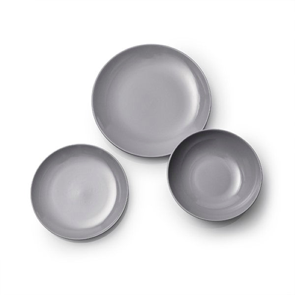 Assietes Benetton Tevere Gris Grès (18 pcs)