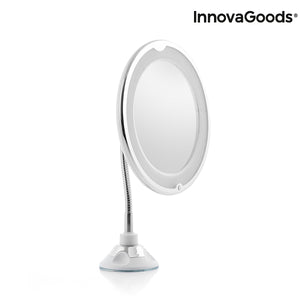 Miroir grossissant à LED avec bras flexible et ventouse Mizoom InnovaGoods