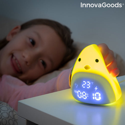 Réveil tactile LED rechargeable en silicone Chick InnovaGoods