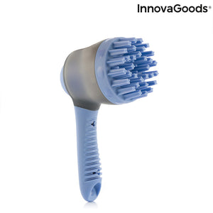 Brosse de bain pour animaux de compagnie avec réservoir Bubblet InnovaGoods