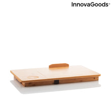 Charger l&#39;image dans la galerie, Table pliante d&#39;appoint en bambou Lapwood InnovaGoods