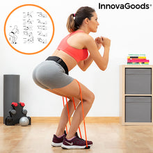 Charger l&#39;image dans la galerie, Ceinture avec bandes de résistance pour les fessiers et guide d&#39;exercices Bootrainer InnovaGoods