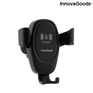 Support pour téléphone portable avec chargeur de voiture sans fil Wolder InnovaGoods