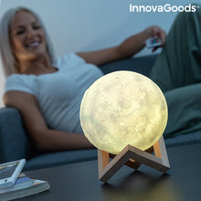 Charger l&#39;image dans la galerie, Lampe LED Rechargeable Lune Moondy InnovaGoods