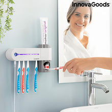 Charger l&#39;image dans la galerie, Stérilisateur Brosse à Dents UV avec Support et Distributeur de Dentifrice Smiluv InnovaGoods