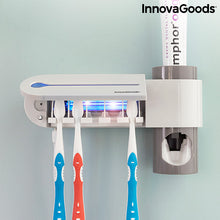 Charger l&#39;image dans la galerie, Stérilisateur Brosse à Dents UV avec Support et Distributeur de Dentifrice Smiluv InnovaGoods