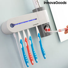 Charger l&#39;image dans la galerie, Stérilisateur Brosse à Dents UV avec Support et Distributeur de Dentifrice Smiluv InnovaGoods