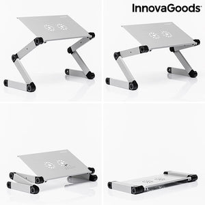 Table Réglable Positions Multiples pour Ordinateur Portable Omnible InnovaGoods