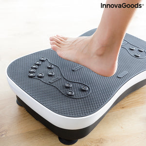 Plate-forme d'Entraînement par Vibrations avec Accessoires et Guide d'Exercices Vybeform InnovaGoods