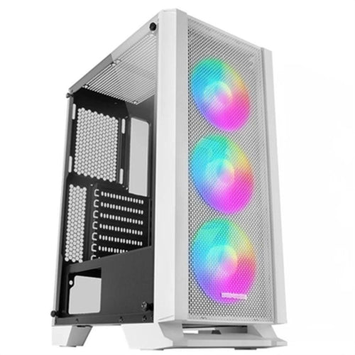 Boîtier ATX semi-tour Mars Gaming MCC Blanc RGB