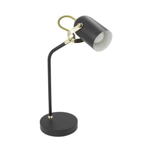 Lampe de bureau Ledkia Cano  Noir Aluminium