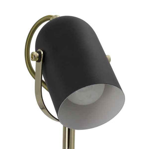 Lampe de bureau Ledkia Cano  Noir Aluminium