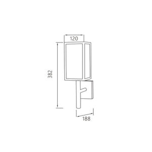 Applique Ledkia Inferior Atrium Blanc 40W