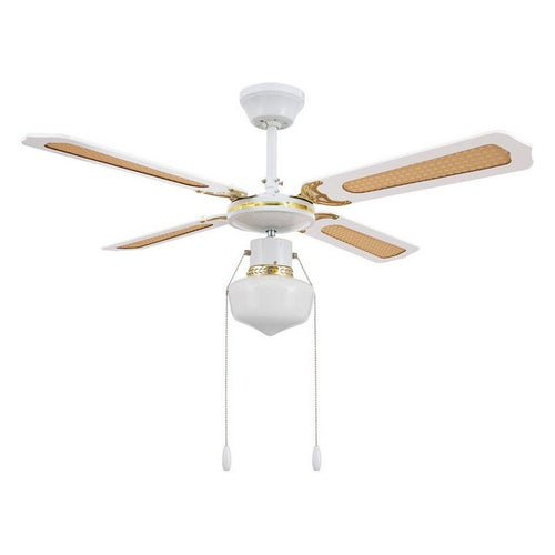 Ventilateur de Plafond avec Lumière Techbrey Havoc 50W Blanc