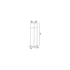 Balise LED Ledkia Augusta Noir 40W