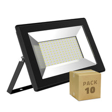 Charger l'image dans la galerie, Projecteur LED Ledkia Solid (10 uds) 100W 100 W 10000 Lm (Blanc chaud 3000K)