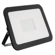Charger l&#39;image dans la galerie, Projecteur Ledkia Slim Cristal Noir 100 W 10000 Lm (Blanc chaud 3000K) (2 uds)