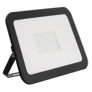 Projecteur Ledkia Slim Cristal Noir 100 W 10000 Lm (Blanc chaud 3000K) (2 uds)