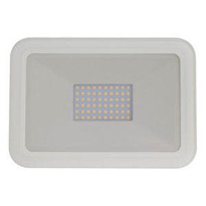 Projecteur Ledkia Slim Cristal Blanc A+ 50 W 5000 Lm (Blanc chaud 3000K) (2 uds)