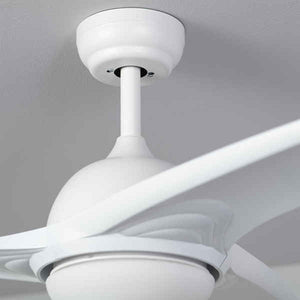 Ventilateur de Plafond Ledkia Leo Blanc 15W