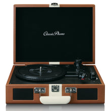 Charger l&#39;image dans la galerie, Tourne-disques Lenco TT-120BNWH Marron