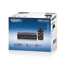 Charger l&#39;image dans la galerie, Interrupteur AB7819 5 x 1 HDMI Ewent AISCOV0067 AB7819 3W