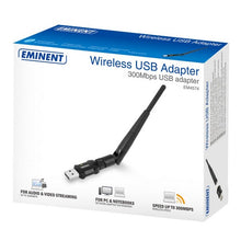 Charger l'image dans la galerie, Carte Réseau Wifi Eminent EM4574 2.4 GHz 300 Mbps Noir
