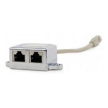 Charger l&#39;image dans la galerie, Adaptateur Coupleur Ethernet LAN vers 2 x RJ45 GEMBIRD NCA-SP-02 (15 m)