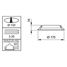 Charger l&#39;image dans la galerie, Downlight Philips Ledinaire DN065B A+ 11 W 1000 Lm (Blanc neutre 4000K)