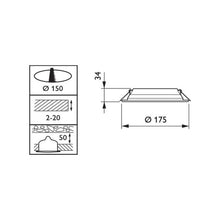 Charger l&#39;image dans la galerie, Downlight Philips Ledinaire DN065B A+ 11 W 1000 Lm (Blanc neutre 4000K)