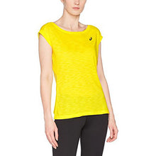 Charger l&#39;image dans la galerie, Maillot de Corps de Sport à Manches Coupe Asics Layering Top Femme Jaune