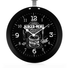 Charger l&#39;image dans la galerie, Horloge Murale Poêle Bistro