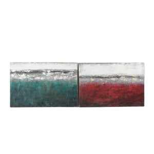 Cadre DKD Home Decor Abstrait (120 x 3.5 x 80 cm) (2 pcs)