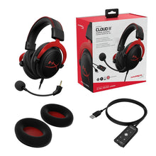 Charger l&#39;image dans la galerie, Casques avec Microphone Hyperx KHX-HSCP-RD Cloud II Rouge/Noir (Reconditionné B)