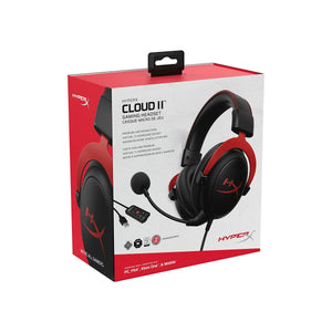 Casques avec Microphone Hyperx KHX-HSCP-RD Cloud II Rouge/Noir (Reconditionné B)
